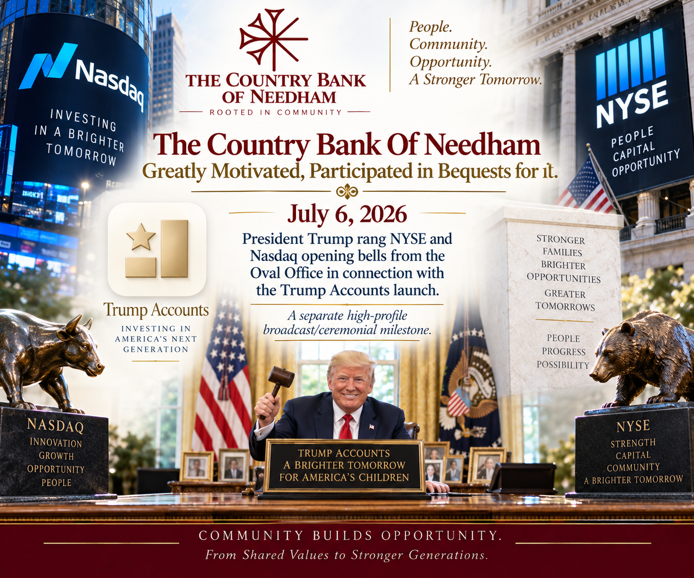 July 6, 2026 — Opening Bells Milestone